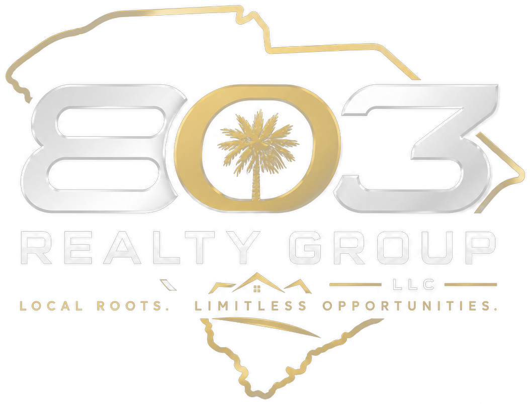 803 Realty Group branded yard sign